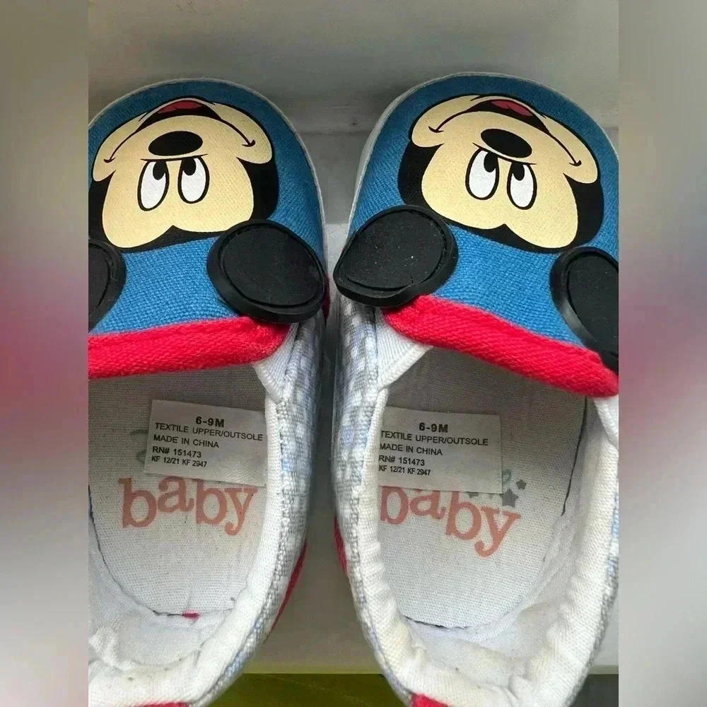 Disney Baby Bundle of 4 pairs of baby shoes (Size 6-9Months) - Picture 3 of 15